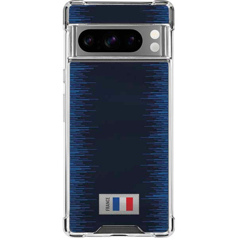 France Soccer Flag Google Pixel 8 Pro Clear Case